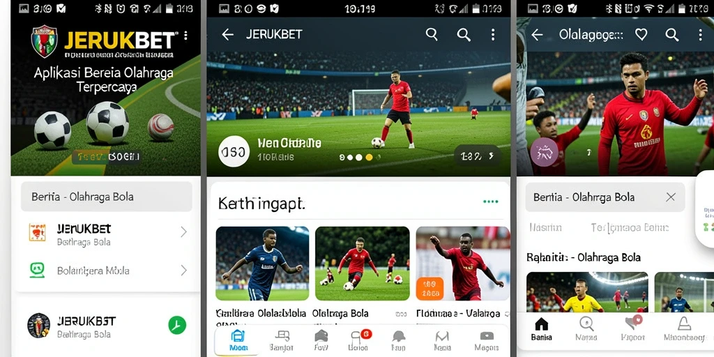 Tampilan antarmuka JERUKBET yang sederhana dan informatif.