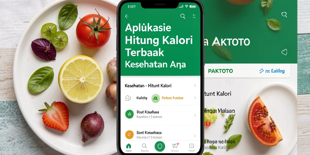 Tampilan antarmuka aplikasi PAKTOTO untuk Hitung Kalori yang informatif dan menarik.