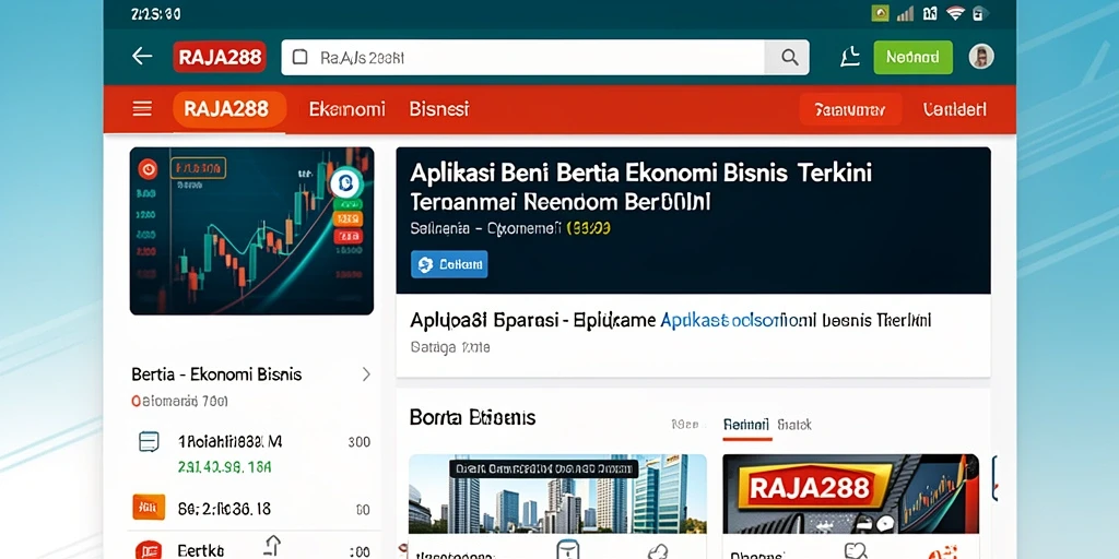 Tampilan antarmuka RAJA288 yang informatif dan user-friendly.