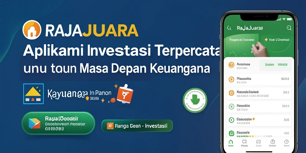Tampilan antarmuka pengguna RAJAJUARA yang menarik dan informatif.