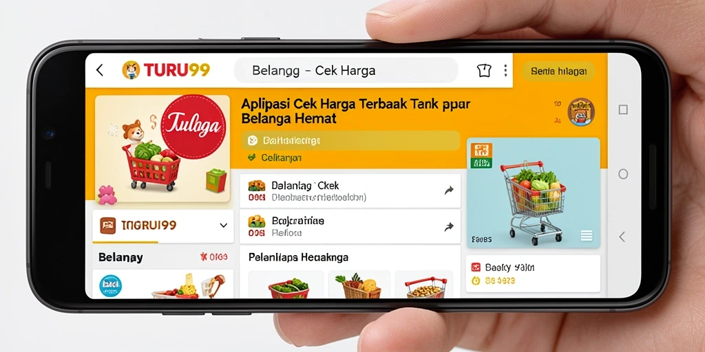 Antarmuka TURU99 menampilkan berbagai opsi harga produk dengan mudah dan cepat.